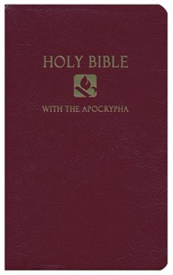 NRSV Gift & Award Bible with the Apocrypha, Burgundy (Imitat