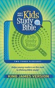KJV Kids Study Bible Flex Green/Blue IMPRINTABLE
