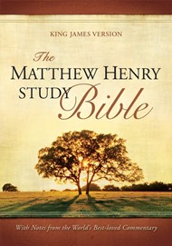 KJV Matthew Henry Study Bible, Black Bonded Leather