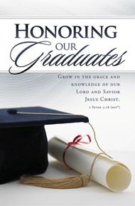 Honoring Our Graduates Graduation Bulletin (pack of 100)