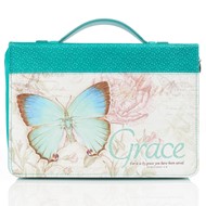 Grace Butterfly Fashion Bible Cover, Large