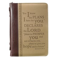 I Know the Plan Classic Bible Case, Extra Large