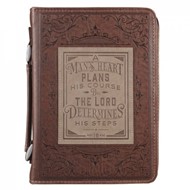 Man's Heart Classic Bible Case, Large