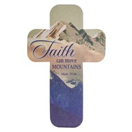 Faith Can Move Mountains Cross Bookmark