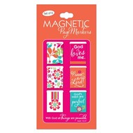 Mark 10:27 Assorted Magnetic Bookmark (pack of 6)