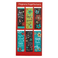 Love Grows Assorted Magnetic Bookmark (pack of 6)