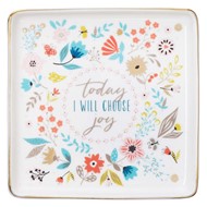 Choose Joy Ceramic Trinket Tray