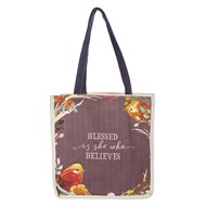 Blessed is She Canvas Tote Bag