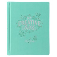 ESV My Creative Bible for Girls, Teal Butterfly
