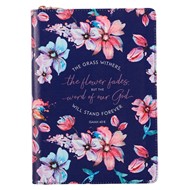 Word of God Floral Faux Leather Classic Journal with Zip