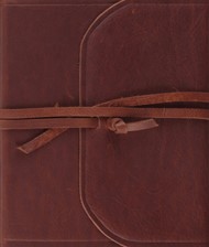 ESV Single Column Journaling Bible (Brown, Flap with Strap)