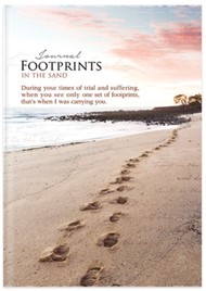 Footprints in the Sand Hard Cover Journal