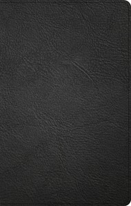 KJV Thinline Reference Bible, Black Genuine Leather, Indexed