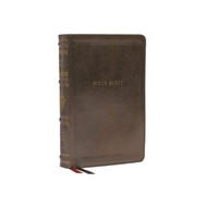 NKJV Personal Size Reference Bible, Brown, Indexed