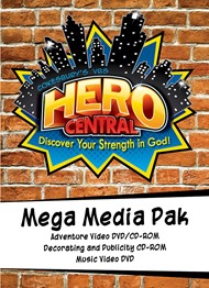 Vacation Bible School 2017 VBS Hero Central Mega Media Pak