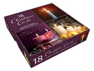 Candles Boxed Christmas Cards Box of 18)