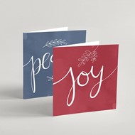 Joy and Peace Mixed - Christmas Card Pack