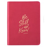 Be Still and Know LuxLeather Journal