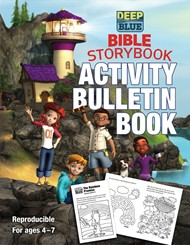 Deep Blue Bible Storybook Activity Bulletin Book