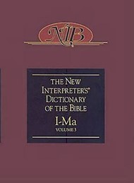New Interpreter's Dictionary of the Bible Volume 3 - NIDB