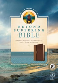 NLT Beyond Suffering Bible, Tutone Brown/Tan, Indexed