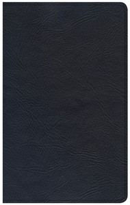 CSB Ultrathin Reference Bible, Black Premium Leather