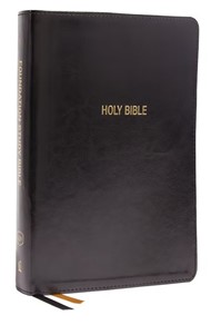 KJV Foundation Study Bible, Large Print, Red Letter, Black