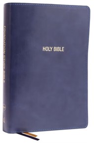 NKJV Foundation Study Bible, Red Letter, Indexed, Blue