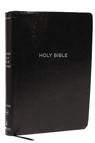 NKJV Super Giant Reference Bible, Black, Red Letter