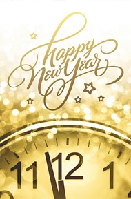Happy New Year Bulletin (Pack of 100)