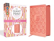 NIrV Giant Print Compact Bible for Girls, Peach