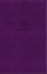 NRSVue Holy Bible Leathersoft, Purple, Comfort Print