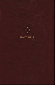 NRSVue Holy Bible Leathersoft, Burgundy, Comfort Print