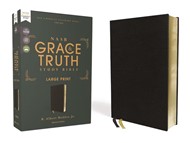 NASB Grace and Truth Study Bible, Large Print, Black