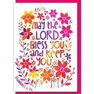 May the Lord Bless You Greetings Card