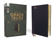NASB, The Grace and Truth Study Bible Leathersoft, Navy