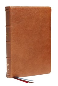 NKJV Reference Bible Personal Size, Premium Goatskin Leather