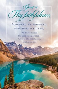 Great is Thy Faithfulness Bulletin (pack of 100)