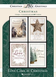 Love Came at Christmas Boxed Christmas Cards (Box of 12)