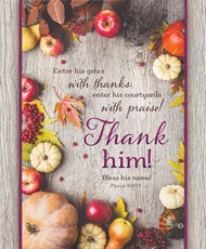 Thank Him Large Bulletin (pack of 100)