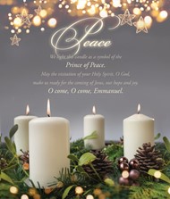 Peace Advent Week 4 Large Bulletin (pack of 100)