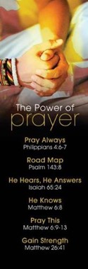 Power Of Prayer Bookmark (Pack of 25)