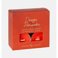 Orange Pomander Scented Tealights (Box of 8)