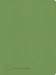 CSB Life Counsel Bible, Grass Green LeatherTouch, Indexed