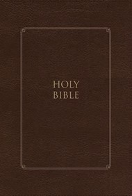 KJV Thompson Chain-Reference Bible, Large Print, Brown