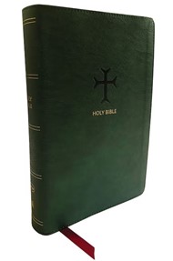 NKJV End-of-Verse Reference Bible, Large Print, Green