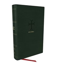 NKJV End-of-Verse Reference Bible Large Print, Green, Index