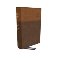 NKJV Matthew Henry Daily Devotional Bible, Brown, Indexed