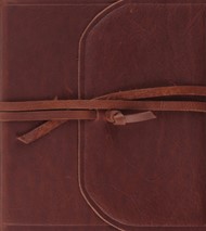 ESV Journaling Study Bible, Brown, Flap with Strap