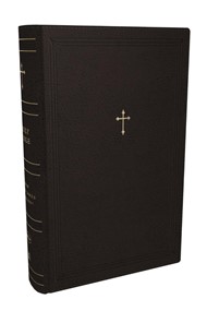 NKJV Compact Paragraph-Style Reference Bible, Black with Zip